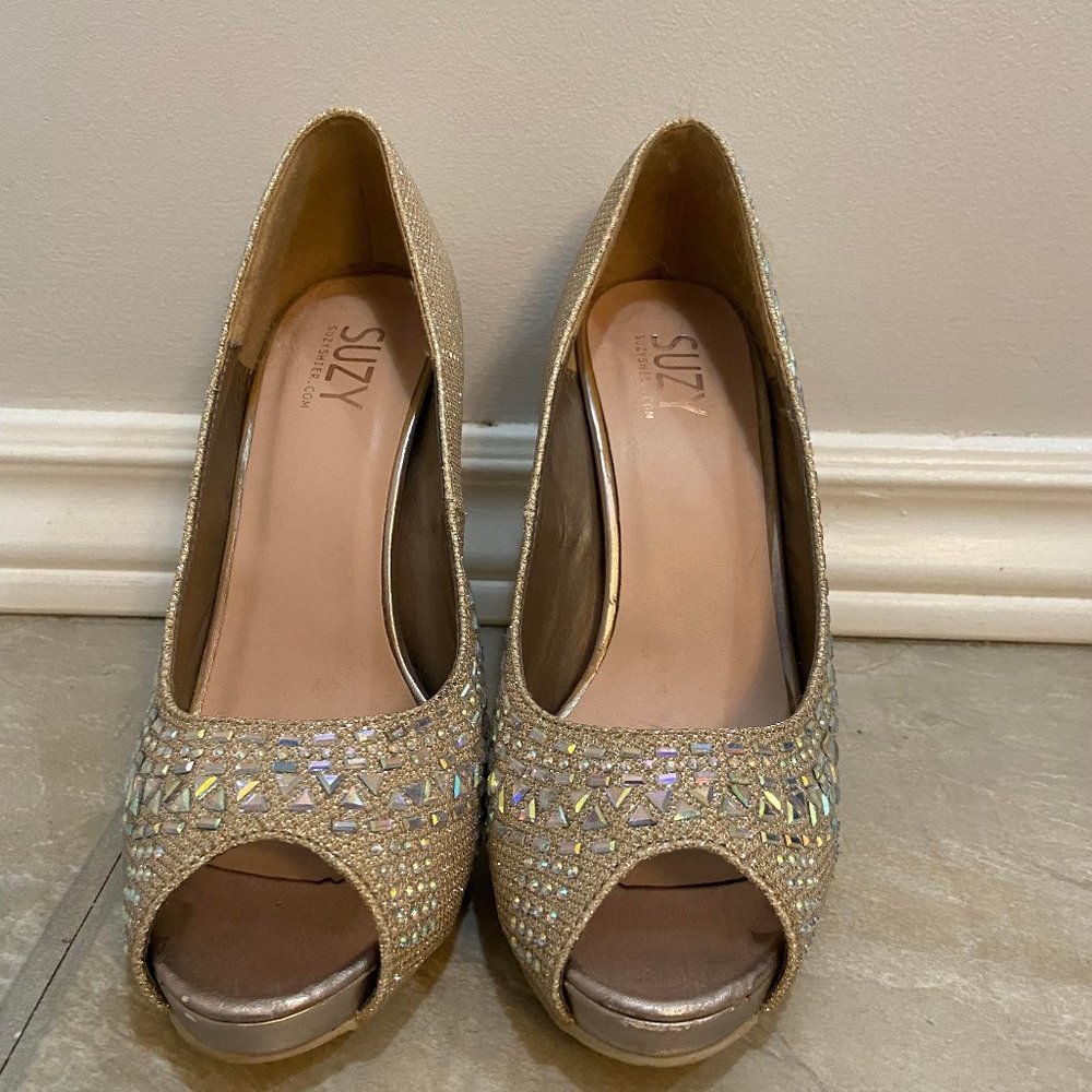 Open Toe High Heels, size 8